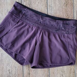 Lululemon Run Times Eggplant Purple Black Size 6